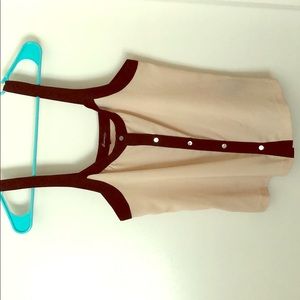 Cute champagne tank top/blouse